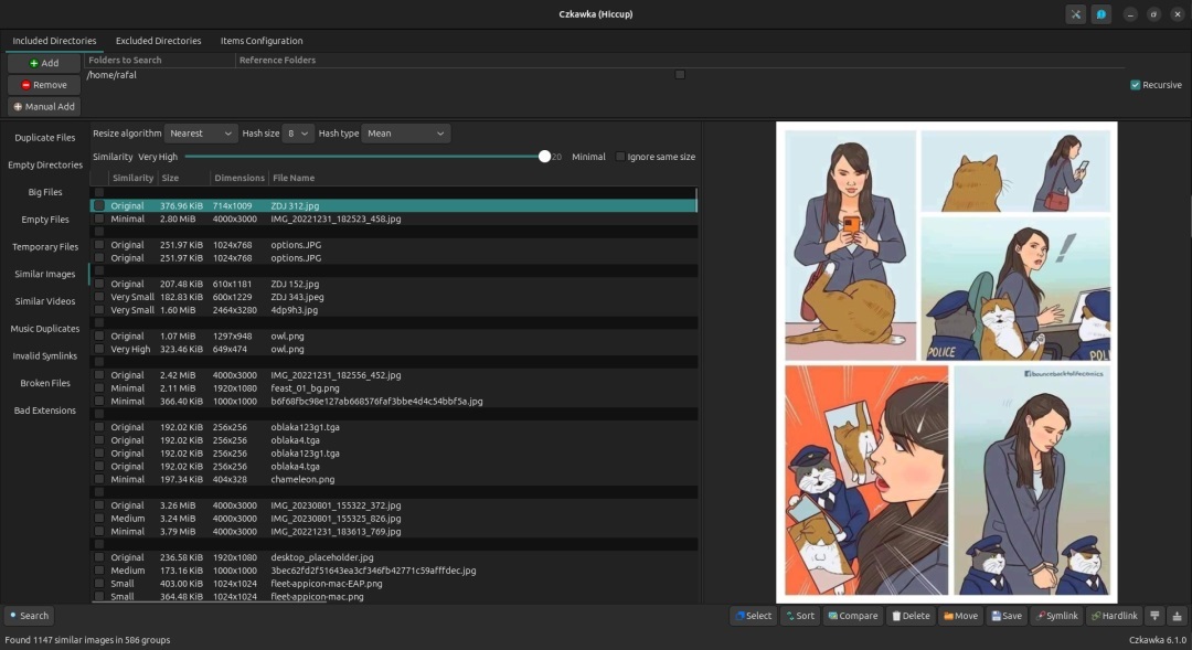 Czkawka: One-Click Duplicate File Cleaner for Your Computer