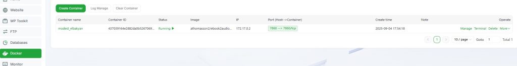 《Using aaPanel to Run Docker and Manage Containers Efficiently》