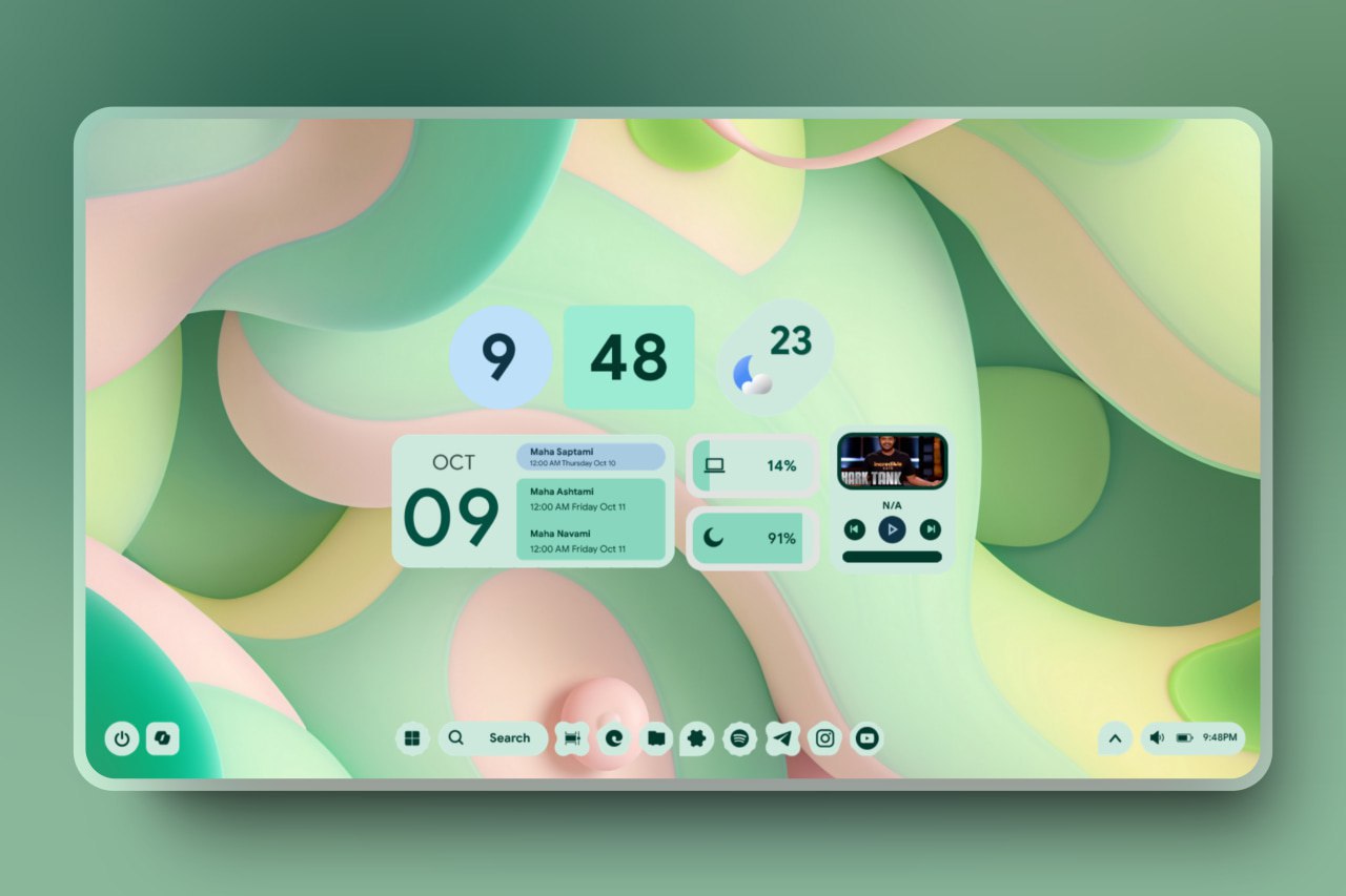 MD3-Windows: Transform Your Windows Desktop with One-Click Beautification!