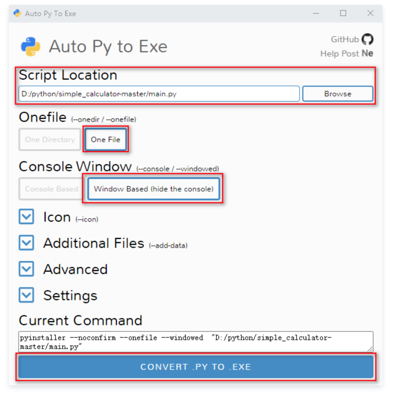 《Visual Guide to Packaging Python as EXE》